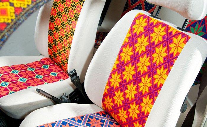 DIY voiture glamour, décoration voiture, photo