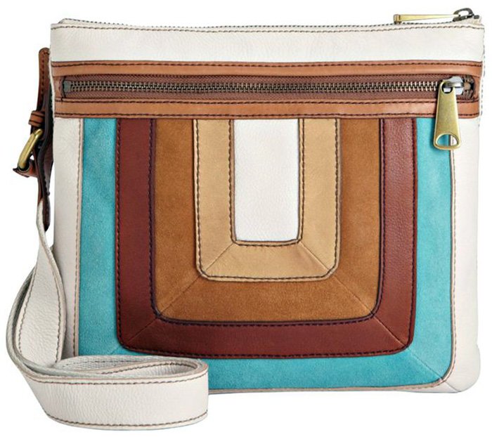 Sac en cuir patchwork photo
