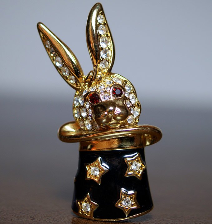 Bijoux vintage, photo de broche