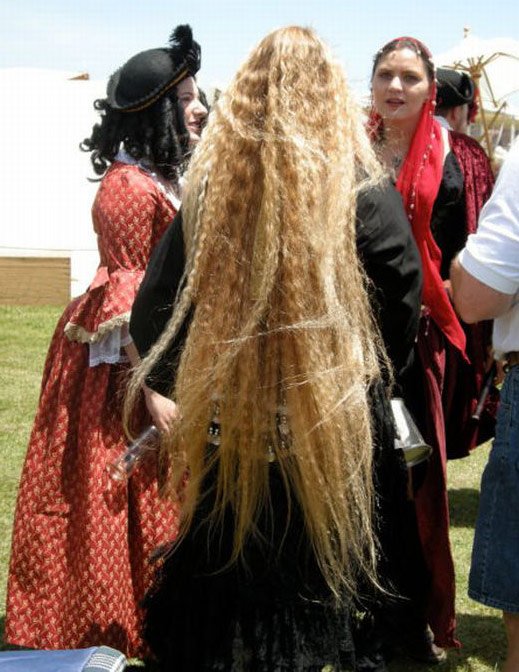 Filles aux cheveux longs