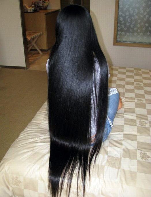 Beaux cheveux longs, photo de fille