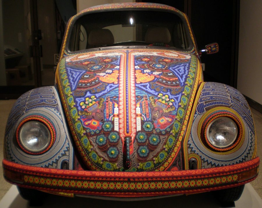 Décoration de voiture avec des perles - faites-le vous-même, photo