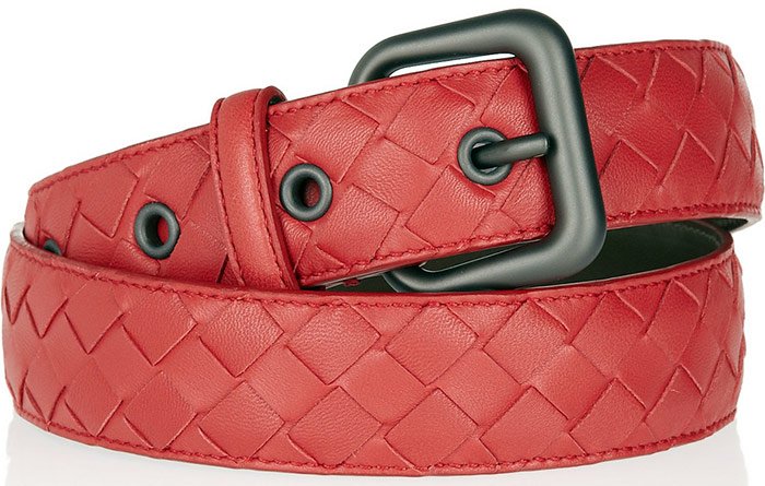 Ceinture en cuir, Bottega Veneta, photo