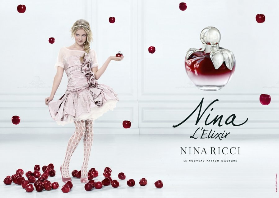 Publicité pour les parfums Nina Richie