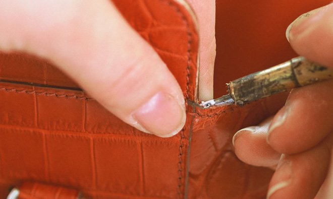 Faire une photo de sac Herm?