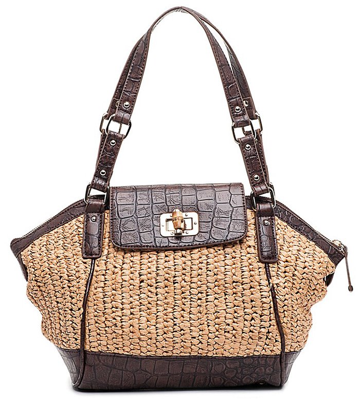 Sac à main de plage d'été à la mode, photo