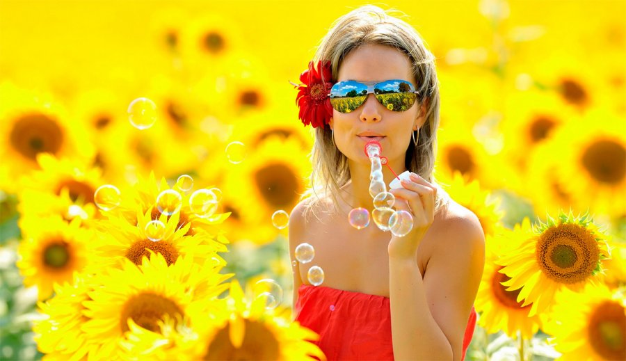 Photo de vacances d'été