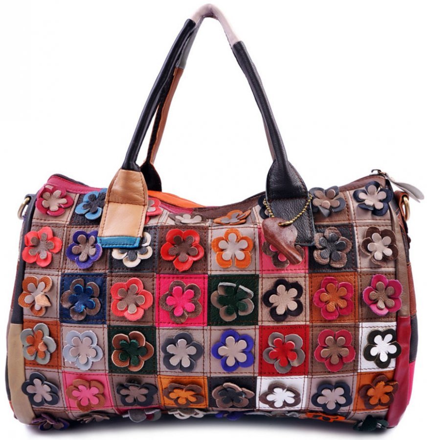Sac de plage patchwork faites-le vous-même photo