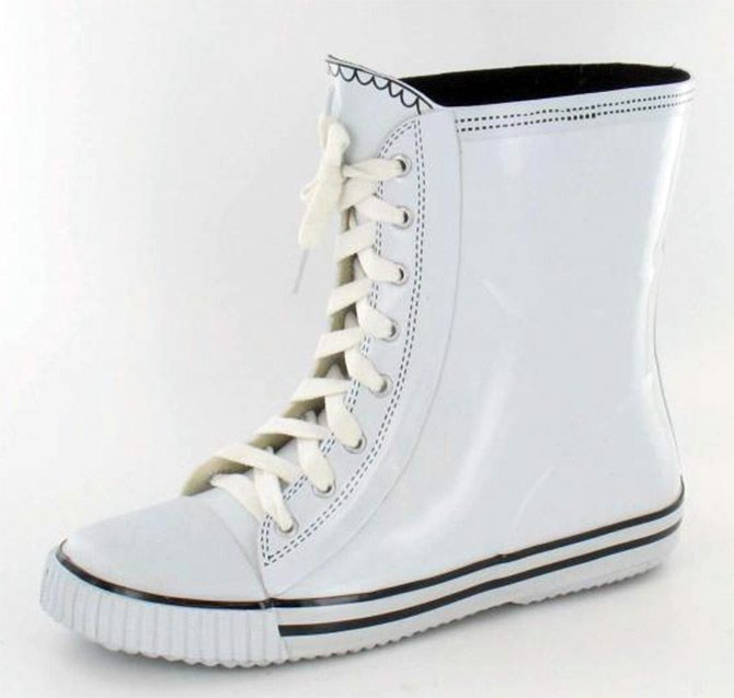 Bottes en caoutchouc - baskets, photo