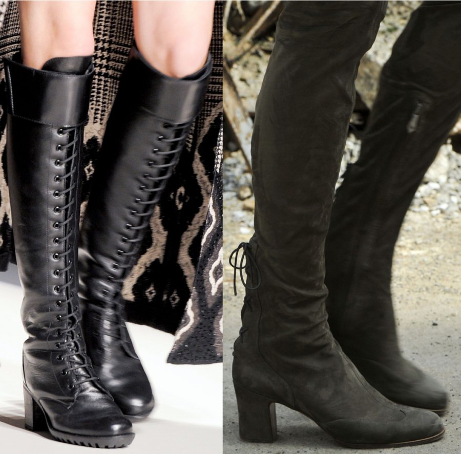 Bottines Femme Blumarine et Chanel