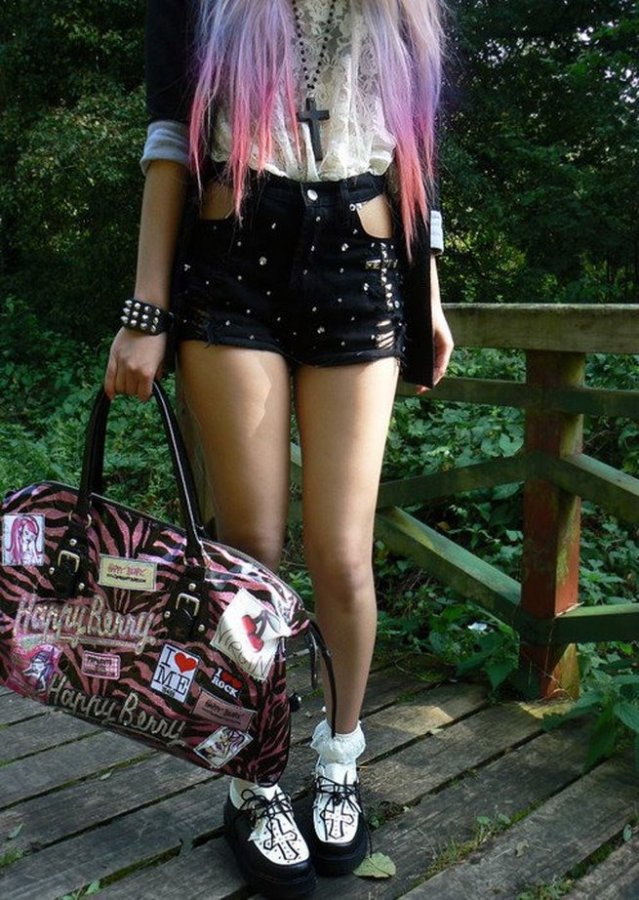 Photo dans le style du gothique pastel