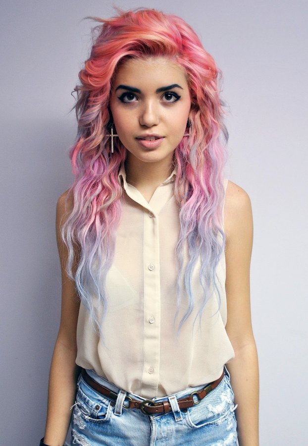 Photo dans le style du gothique pastel