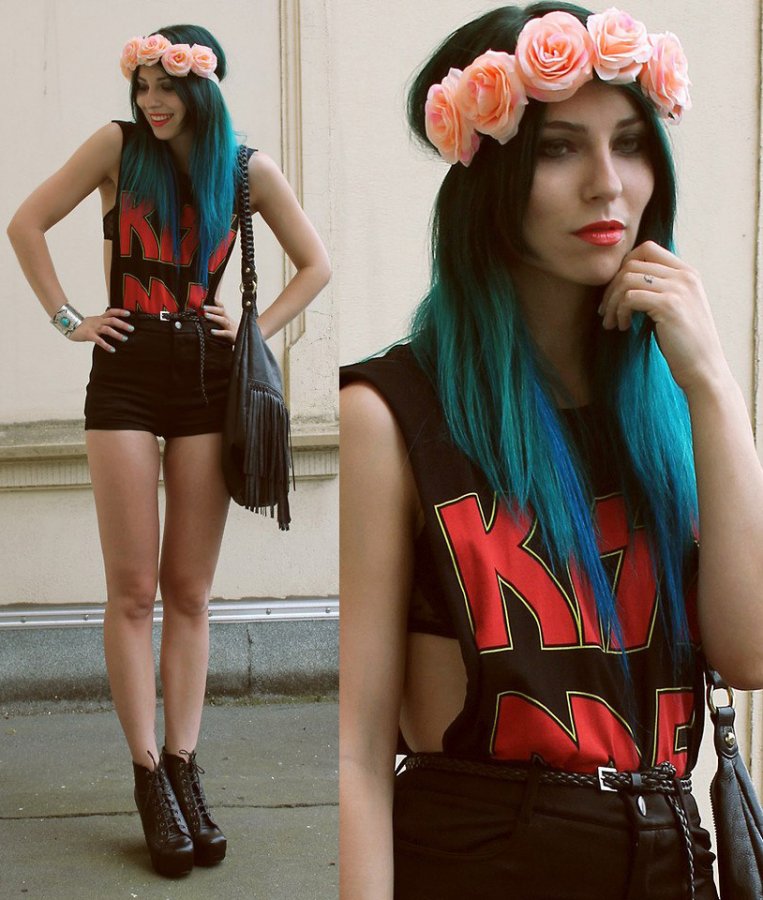 Fille de style gothique pastel, photo