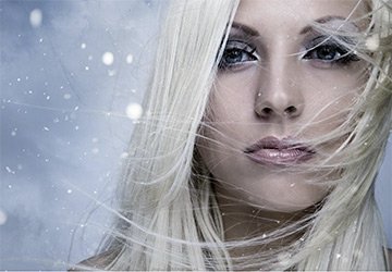 Cheveux par temps froid