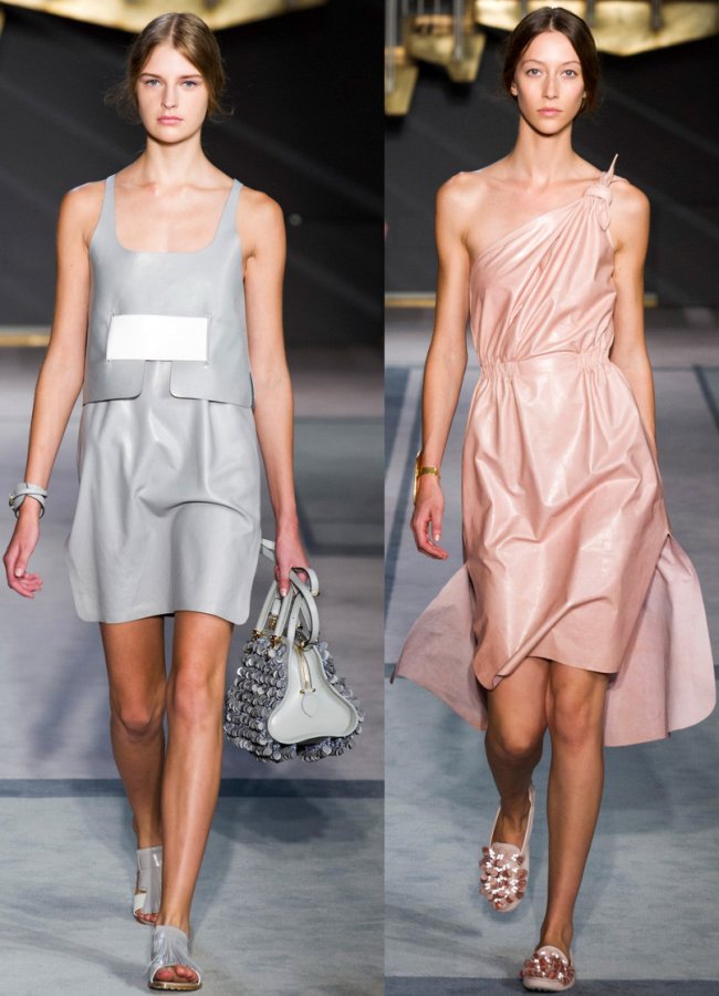 Robes en cuir - photo de robes 2026, filles en robes de cuir