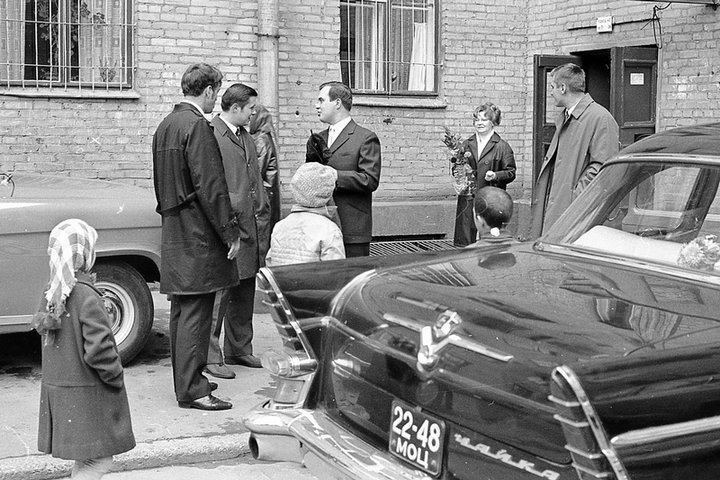 Voitures de mariage, photo