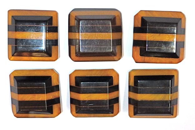 Boutons Vintage en bakélite