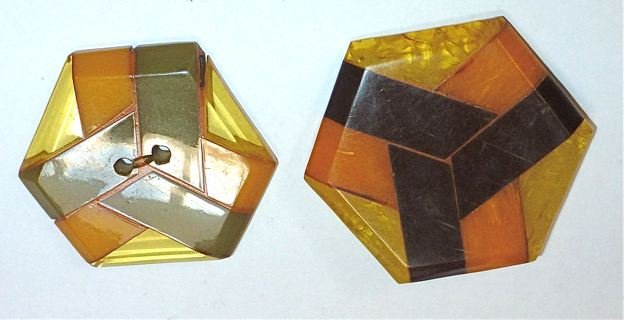 Boutons en bakélite, photo