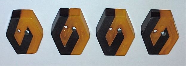 Boutons en bakélite, photo