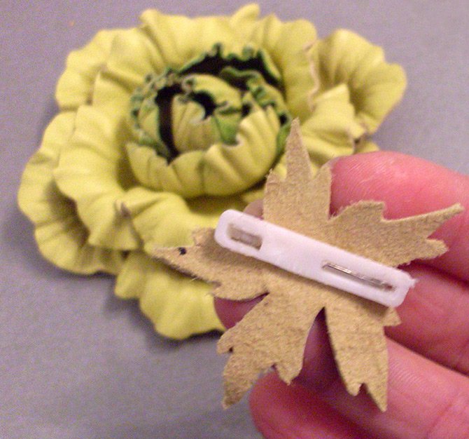 Fleur en cuir, photo