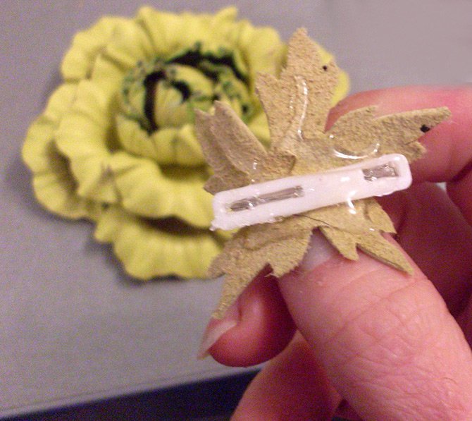 Fleur en cuir, photo