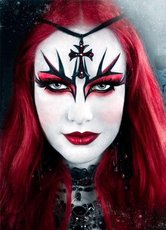 Maquillage Halloween festif, photo