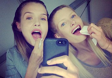 Modèles - photo sur téléphone