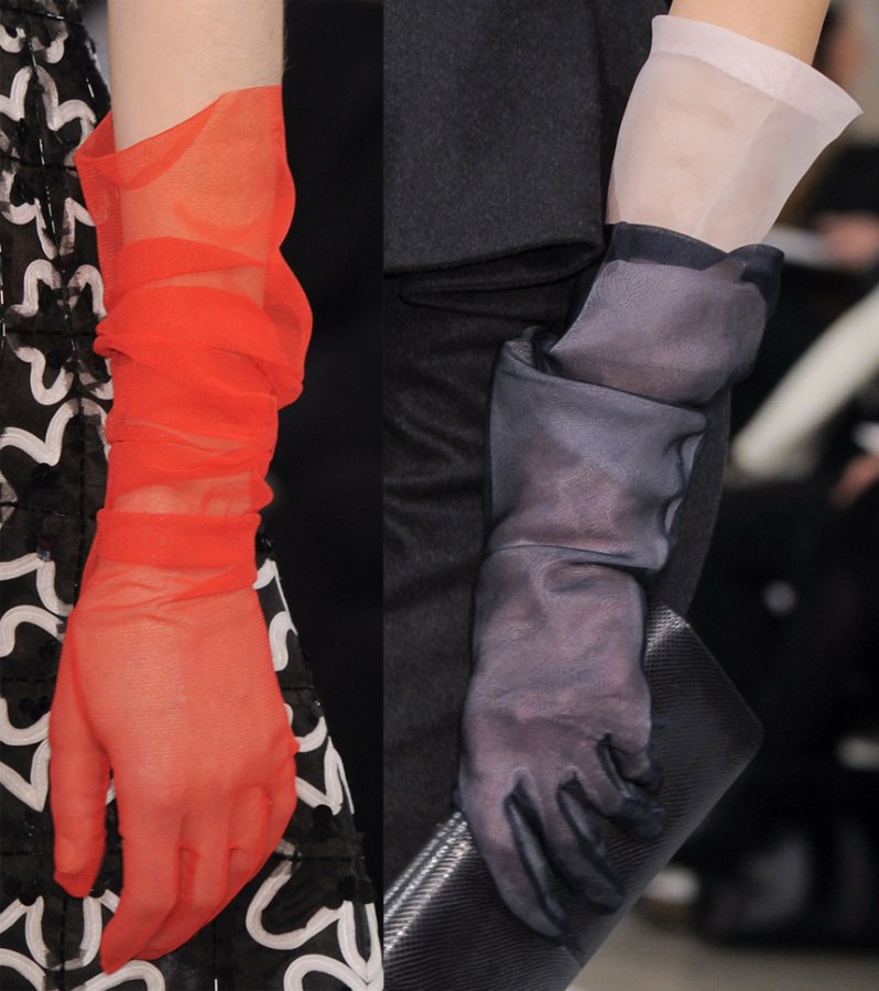 Gants transparents, photo