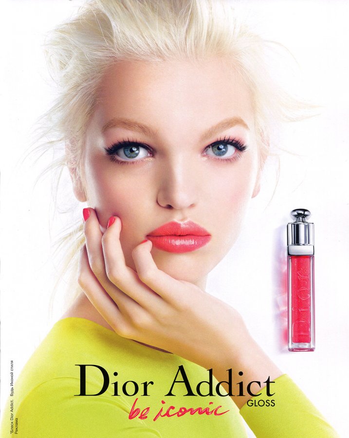 Daphne Groenveld publicité pour le parfum Dior