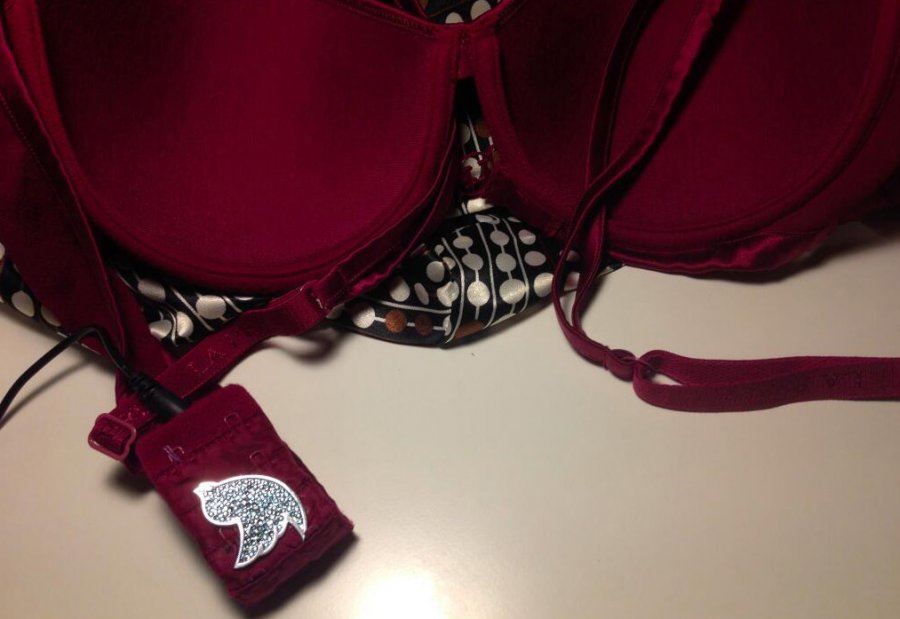 Soutien-gorge avec connexion Twitter, photo