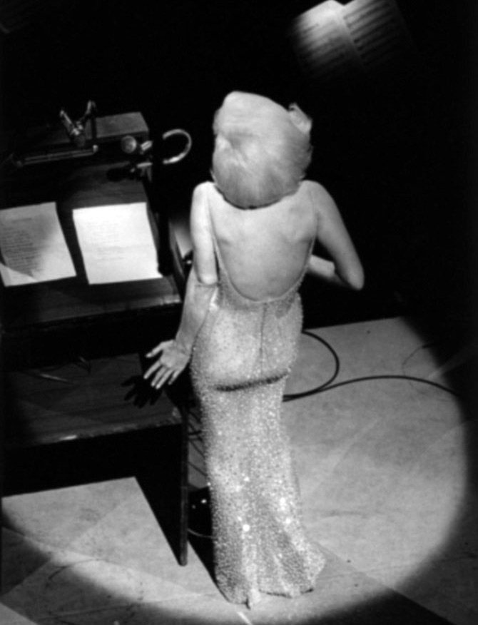 Robe Marilyn Monroe - joyeux anniversaire Monsieur le Président