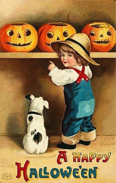 carte postale - Halloween