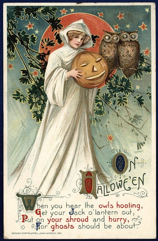 carte postale - Halloween