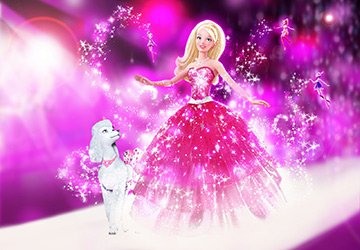 Barbies de Noël en tenue haute couture