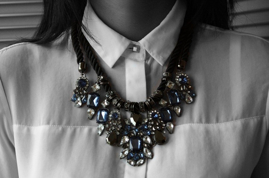 Beau collier, photo de bijoux