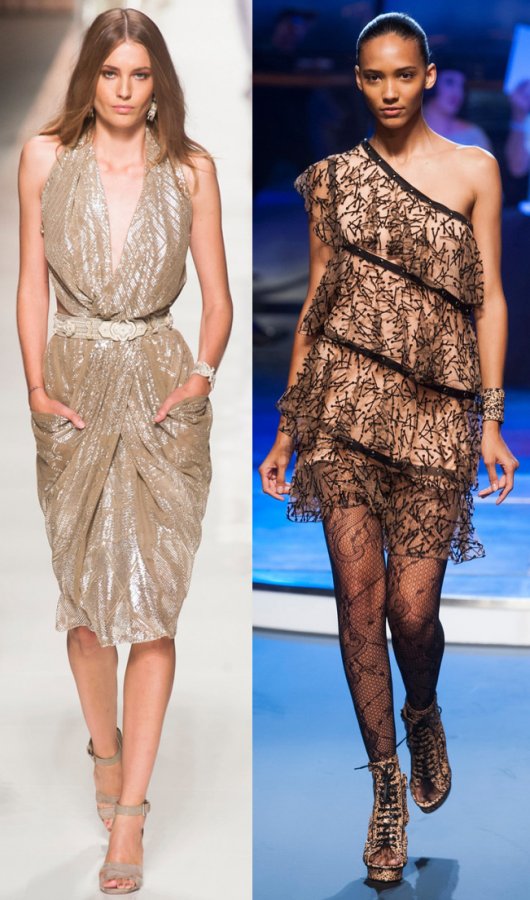 robes des collections Etro, Jean-Paul Gaultier