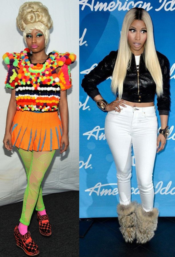 Le style vestimentaire et le maquillage de Nicki Minaj