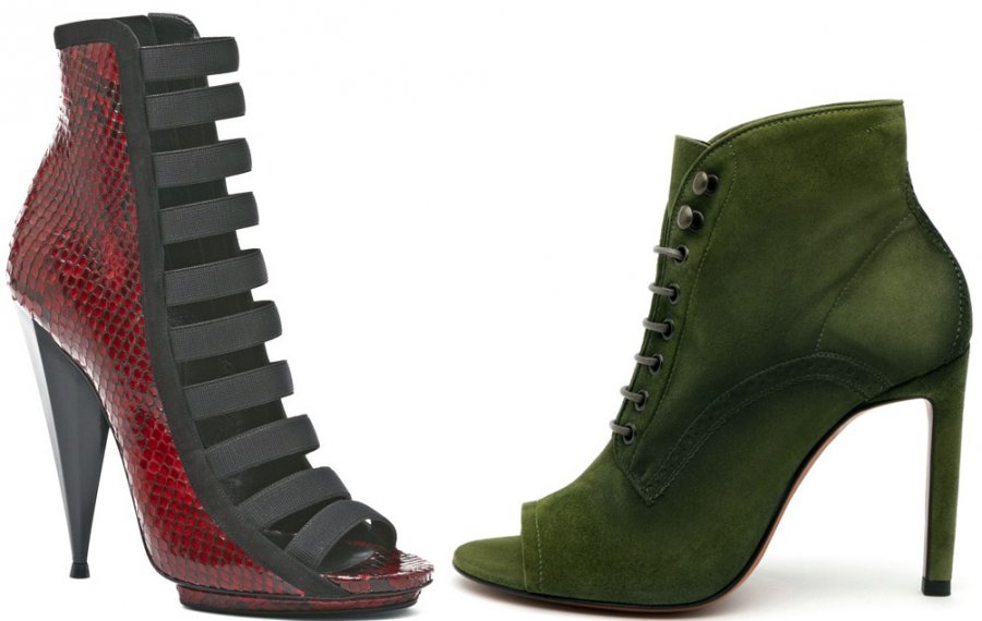 Bottines à la mode à talons Gucci, Santoni