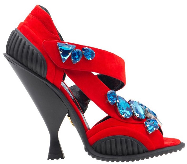 Sandales à la mode Prada 2026