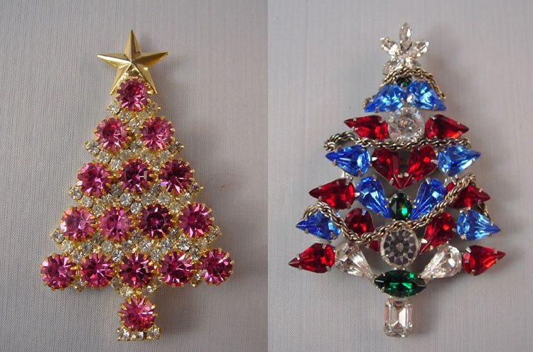 Broche - Sapin de Noël, décoration