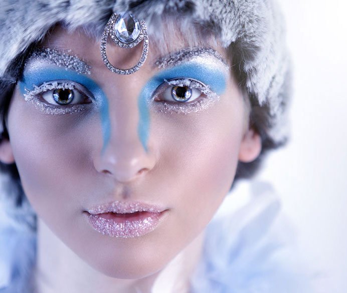 Maquillage Reine des Neiges, photo