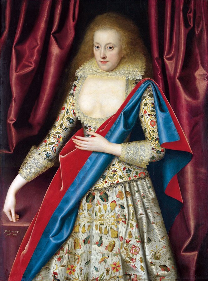 Portrait d'une femme du 17ème siècle