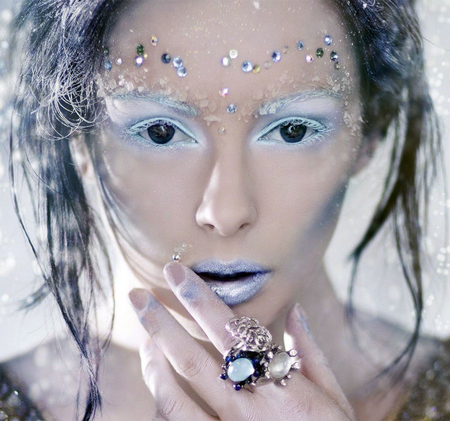 Maquillage Reine des Neiges, photo