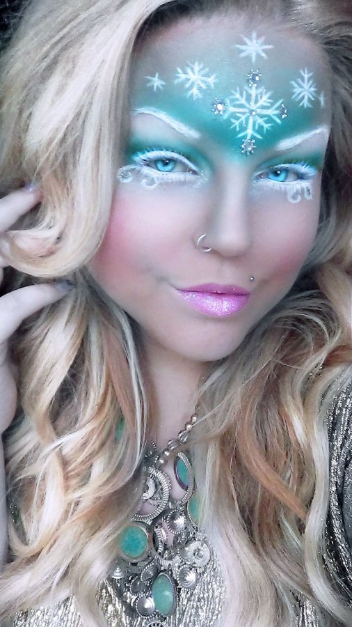 Maquillage Reine des Neiges, photo