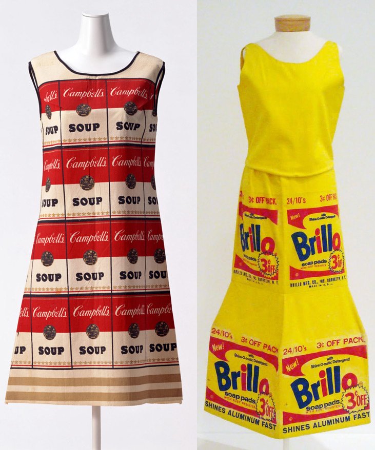 Robes conçues par Andy Warhol