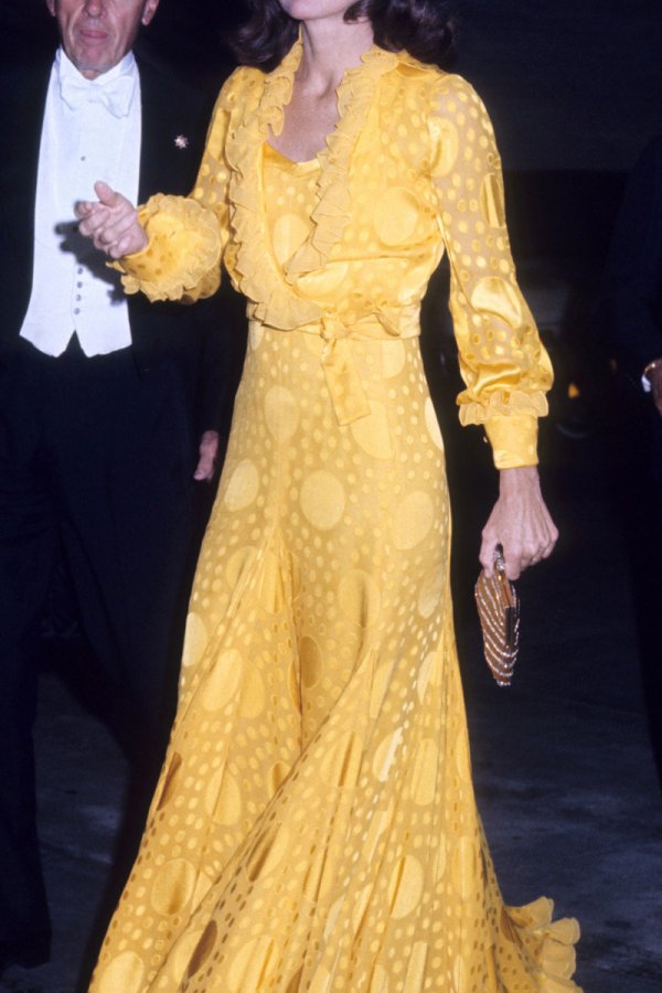 La robe jaune de Jacqueline Kennedy - photo