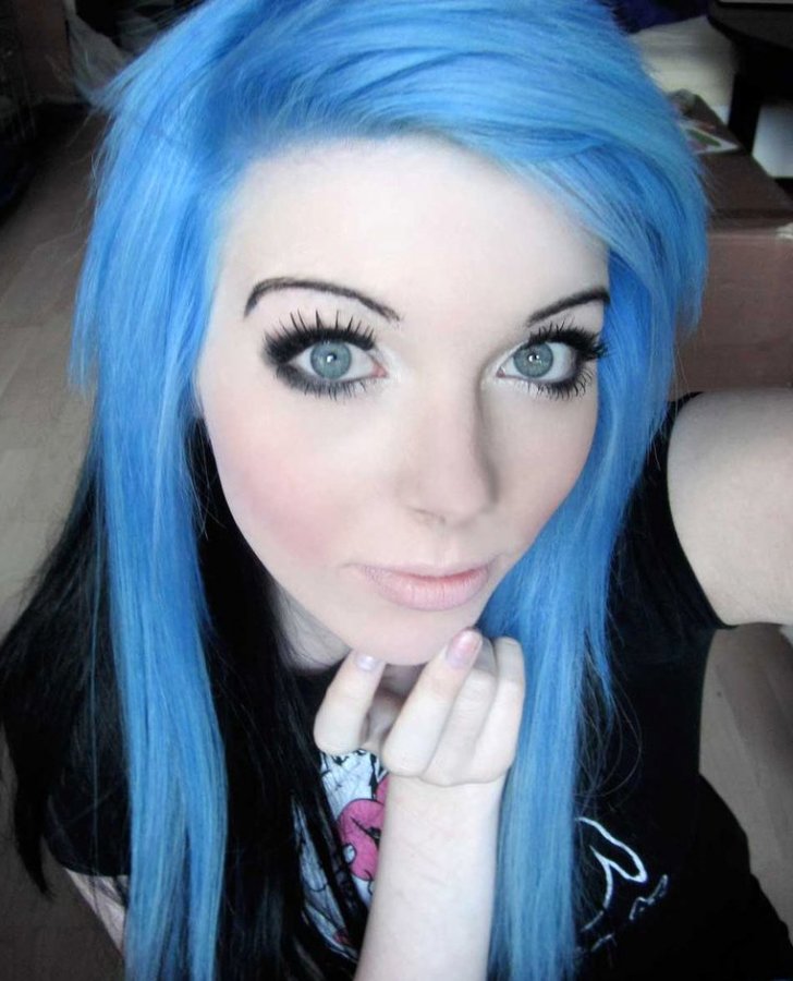Cheveux turquoise