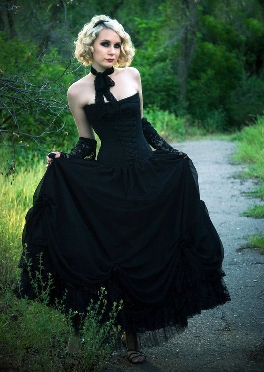 Fille de style gothique