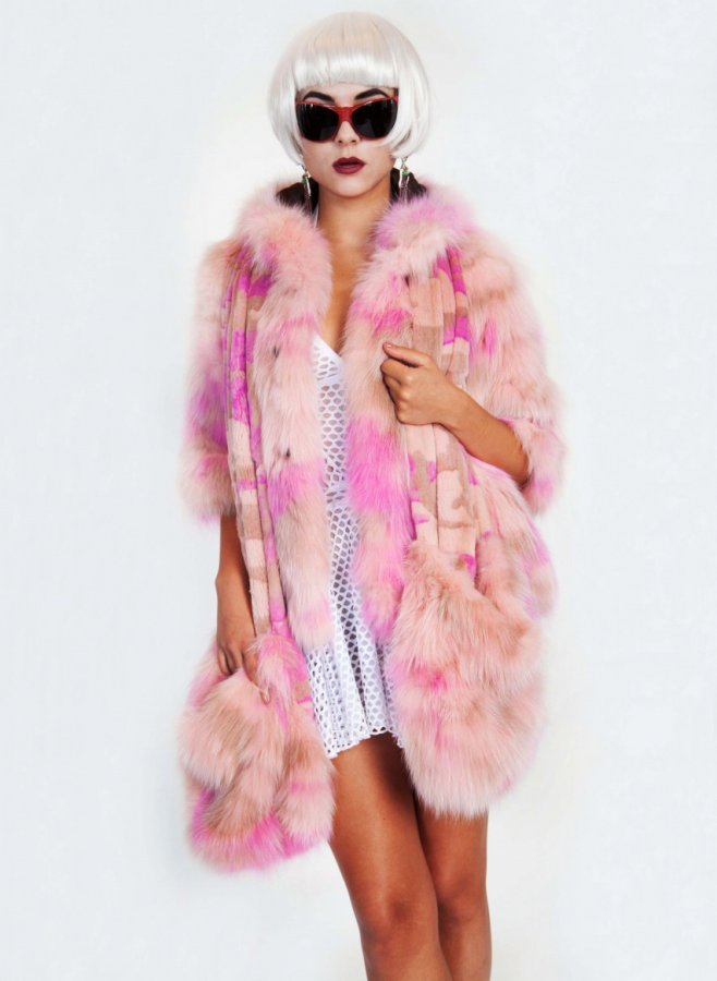 Manteau en fourrure Elena Ermak, collection 2026