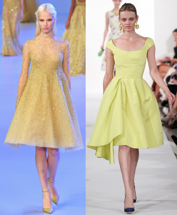 Robes Elie Saab, Oscar de la Renta
